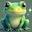 Writing Frog