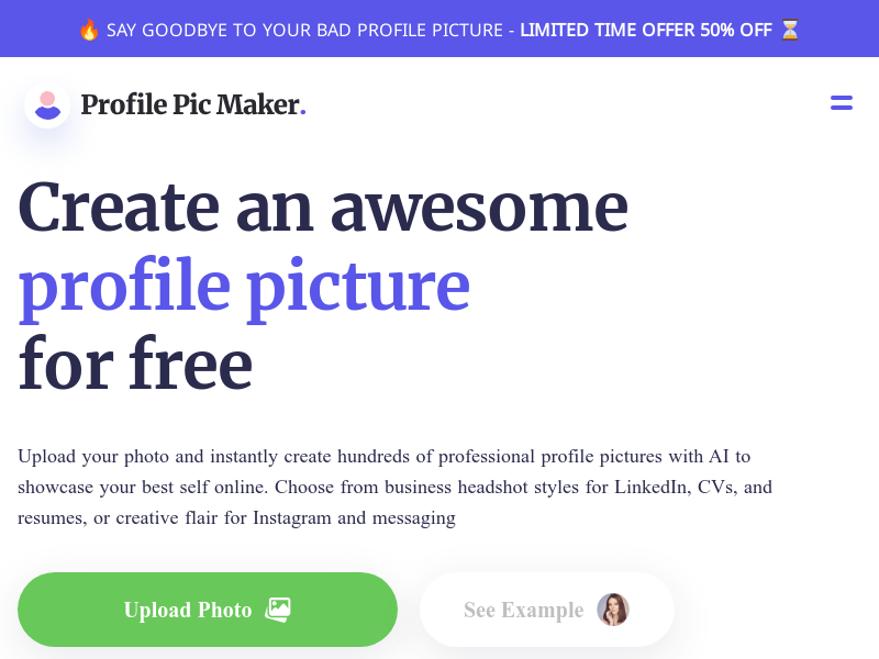 pfpmaker product screenshot