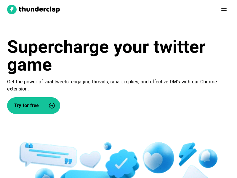 ThunderClapAI product screenshot