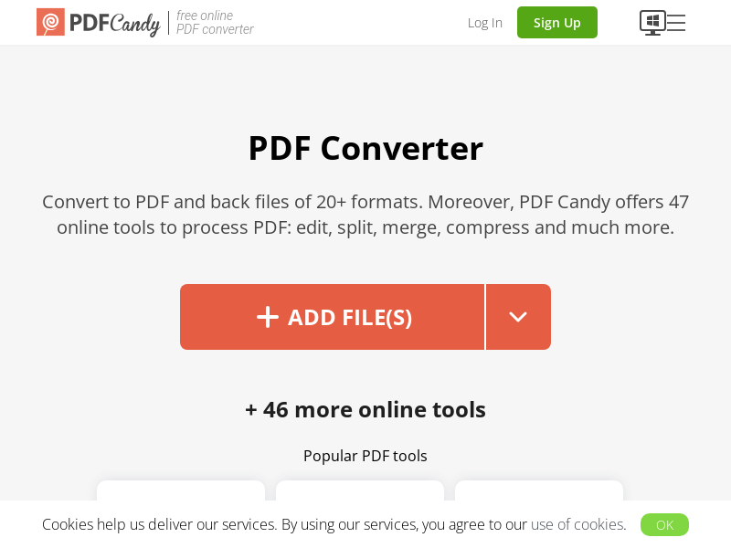 PDF Candy product screenshot