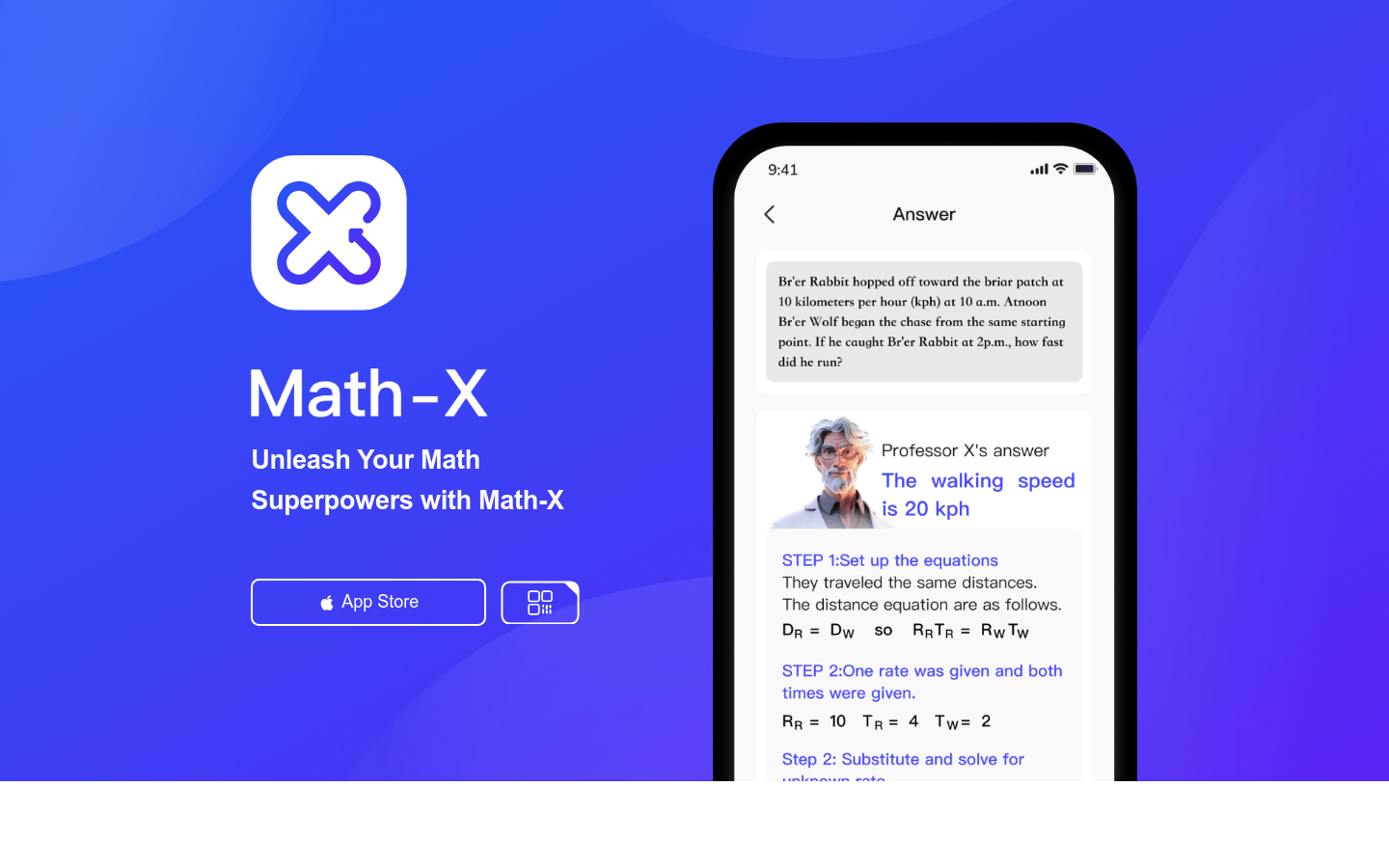 Math-X product screenshot