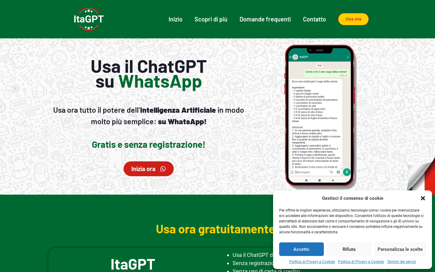 ItaGPT product screenshot