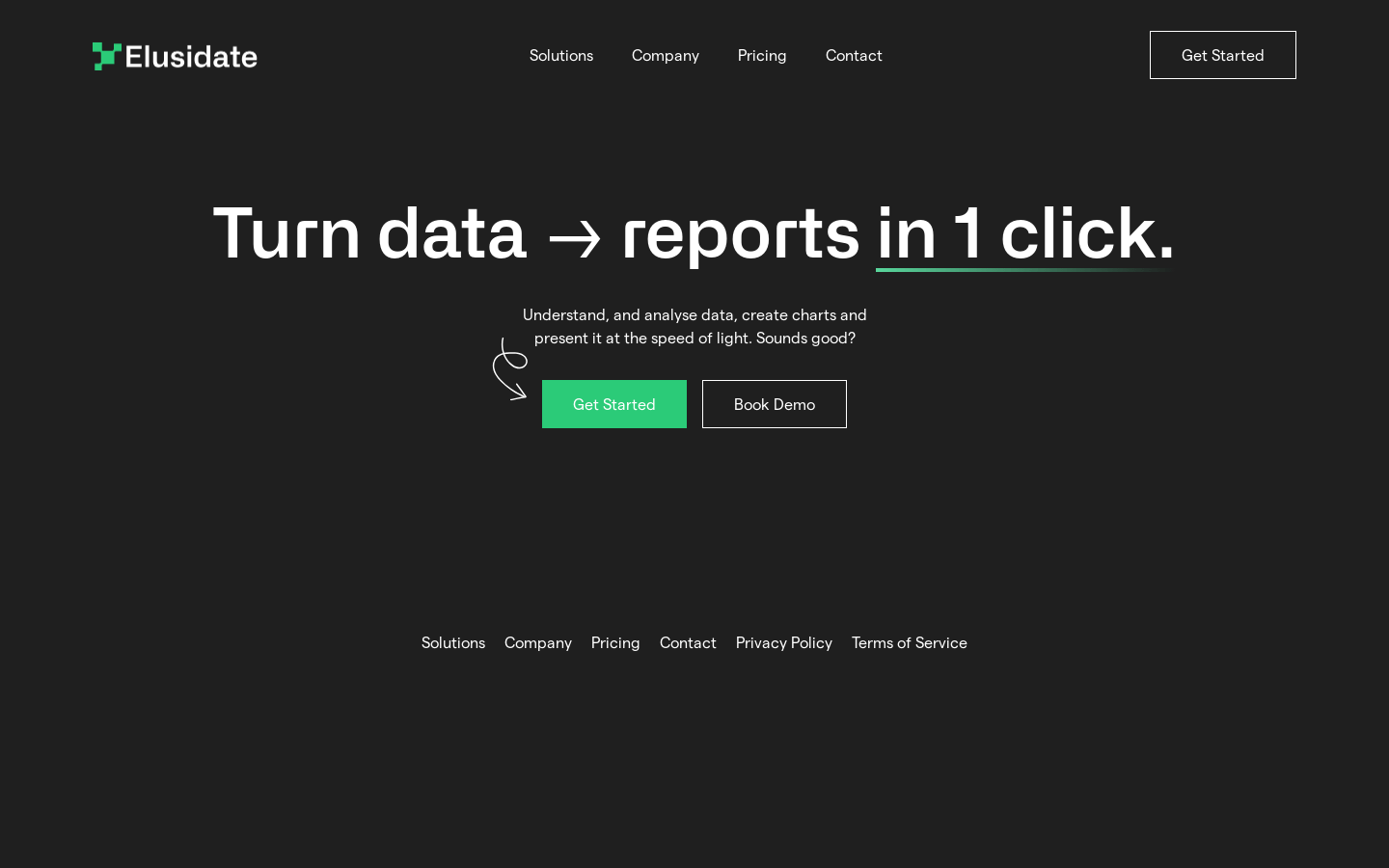 ElusidateAI product screenshot