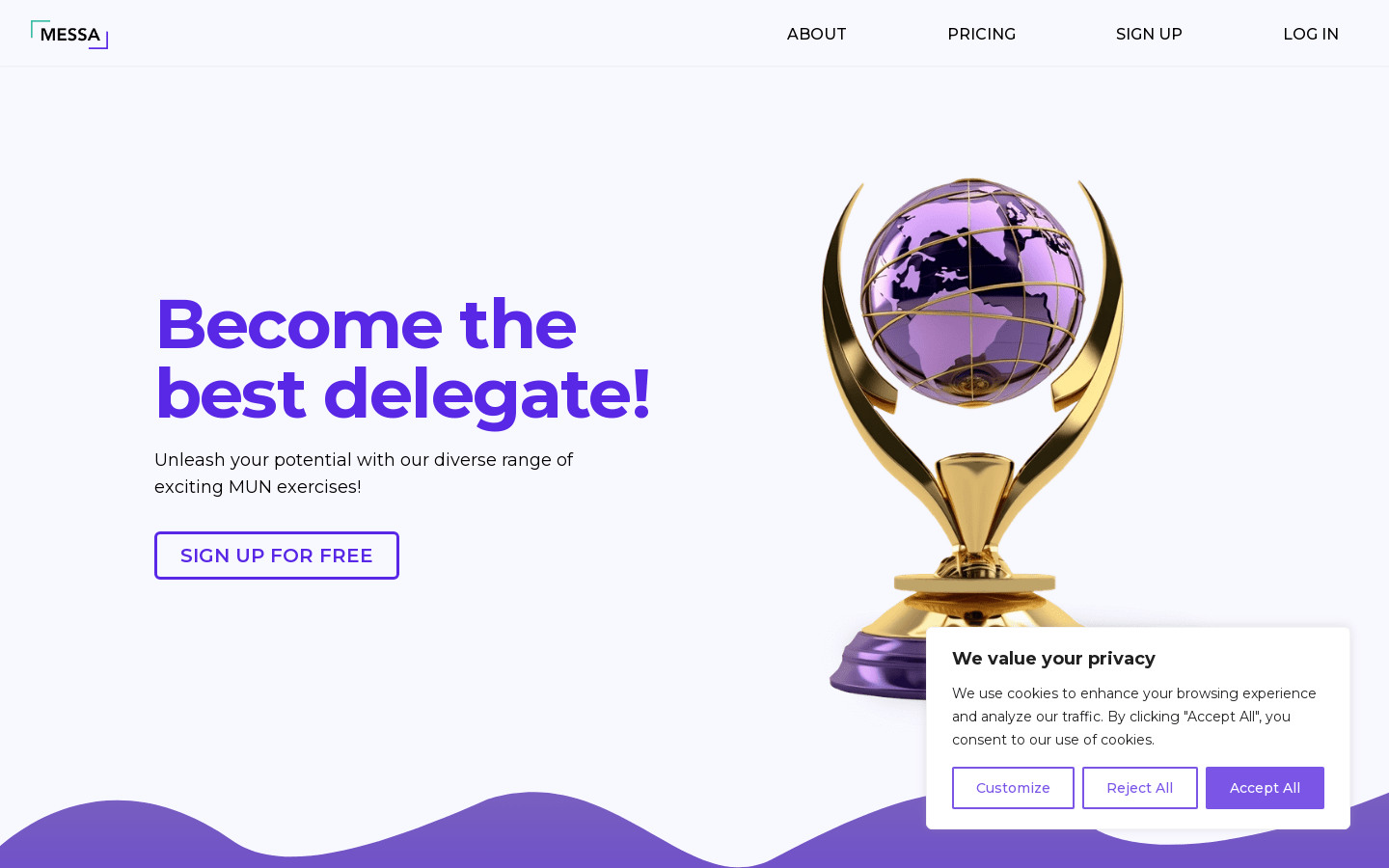 MESSA product screenshot