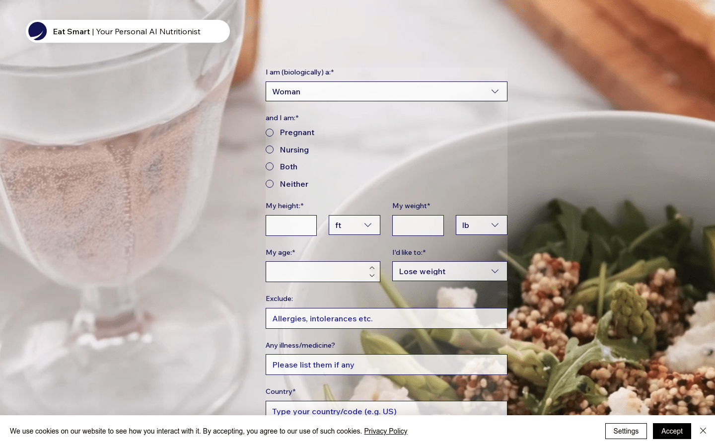Eat Smart product screenshot