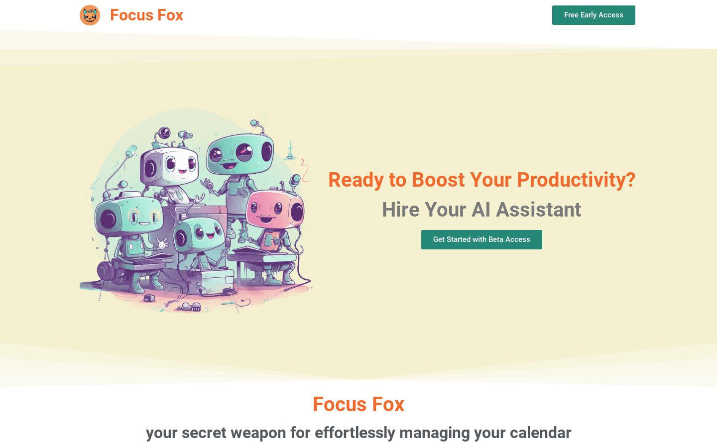 Focus Fox product screenshot