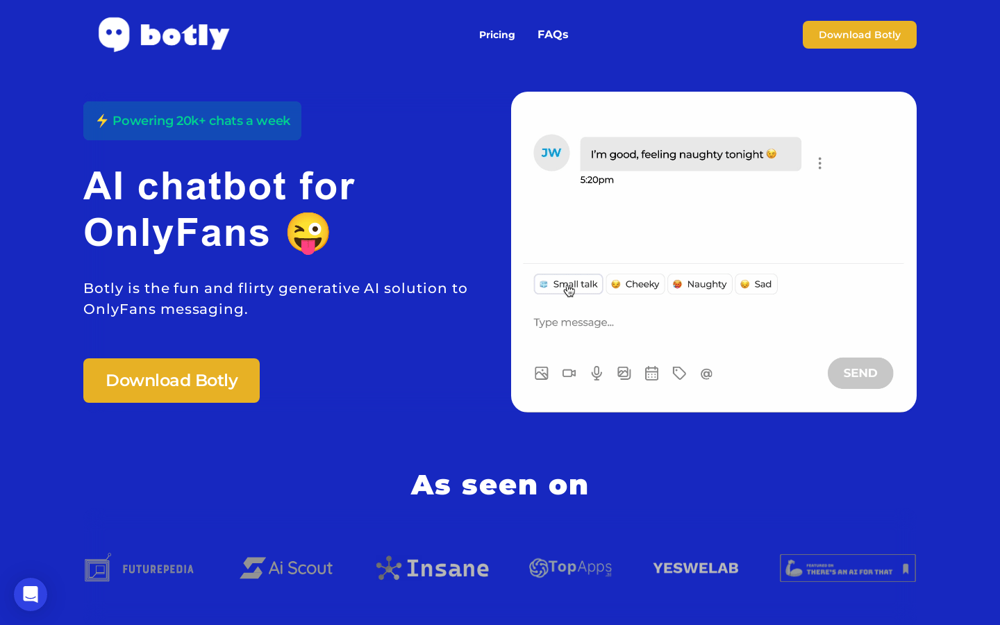 Botly AI product screenshot