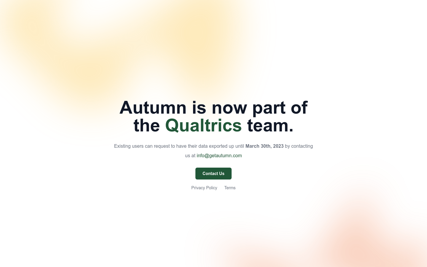Autumn product screenshot