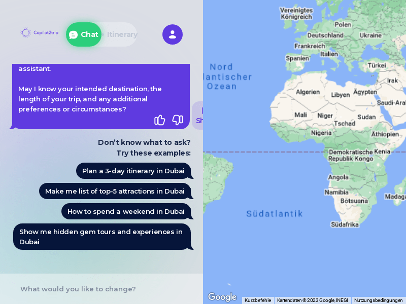 Copilot2trip product screenshot