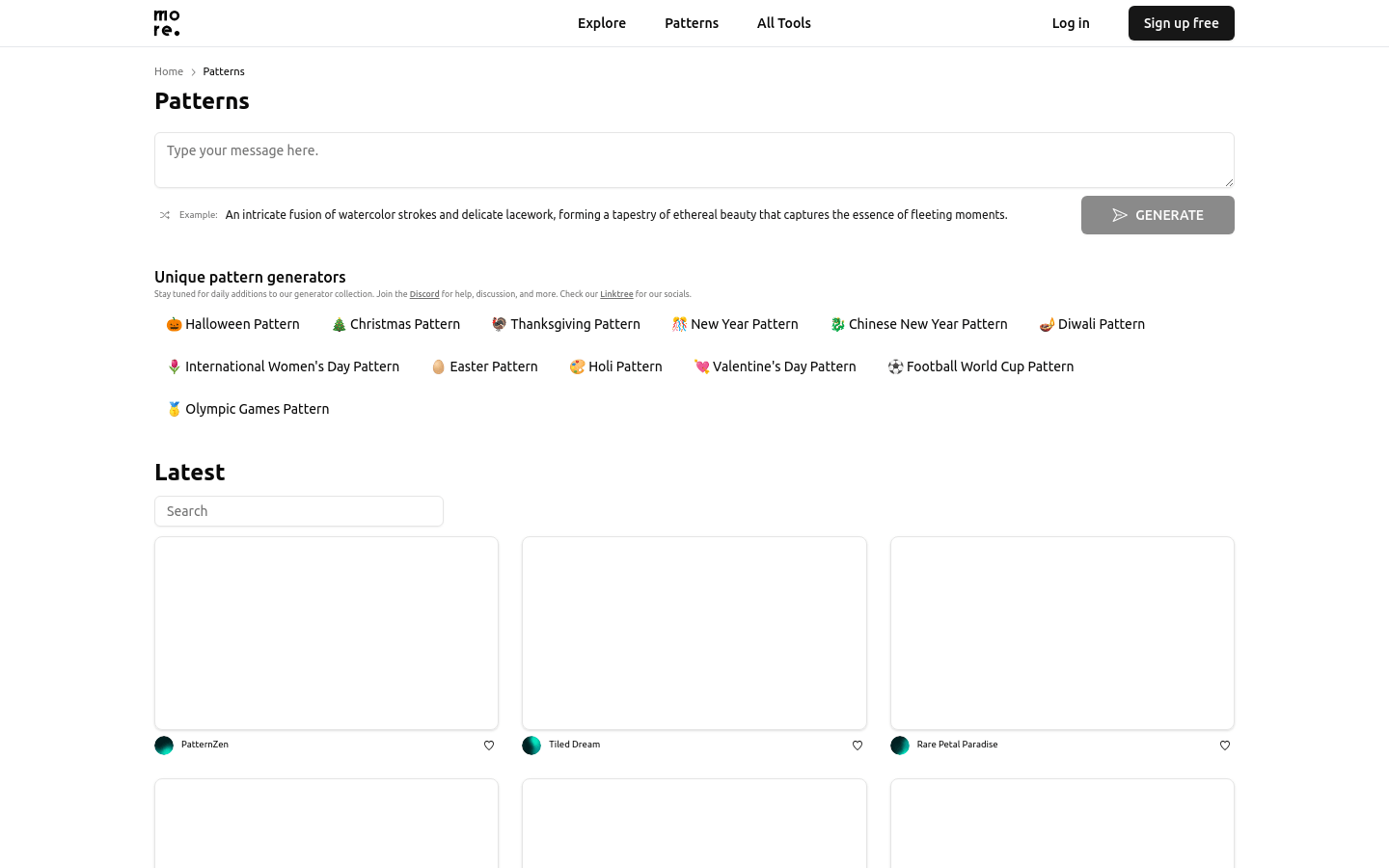 More Pattern Generator product screenshot