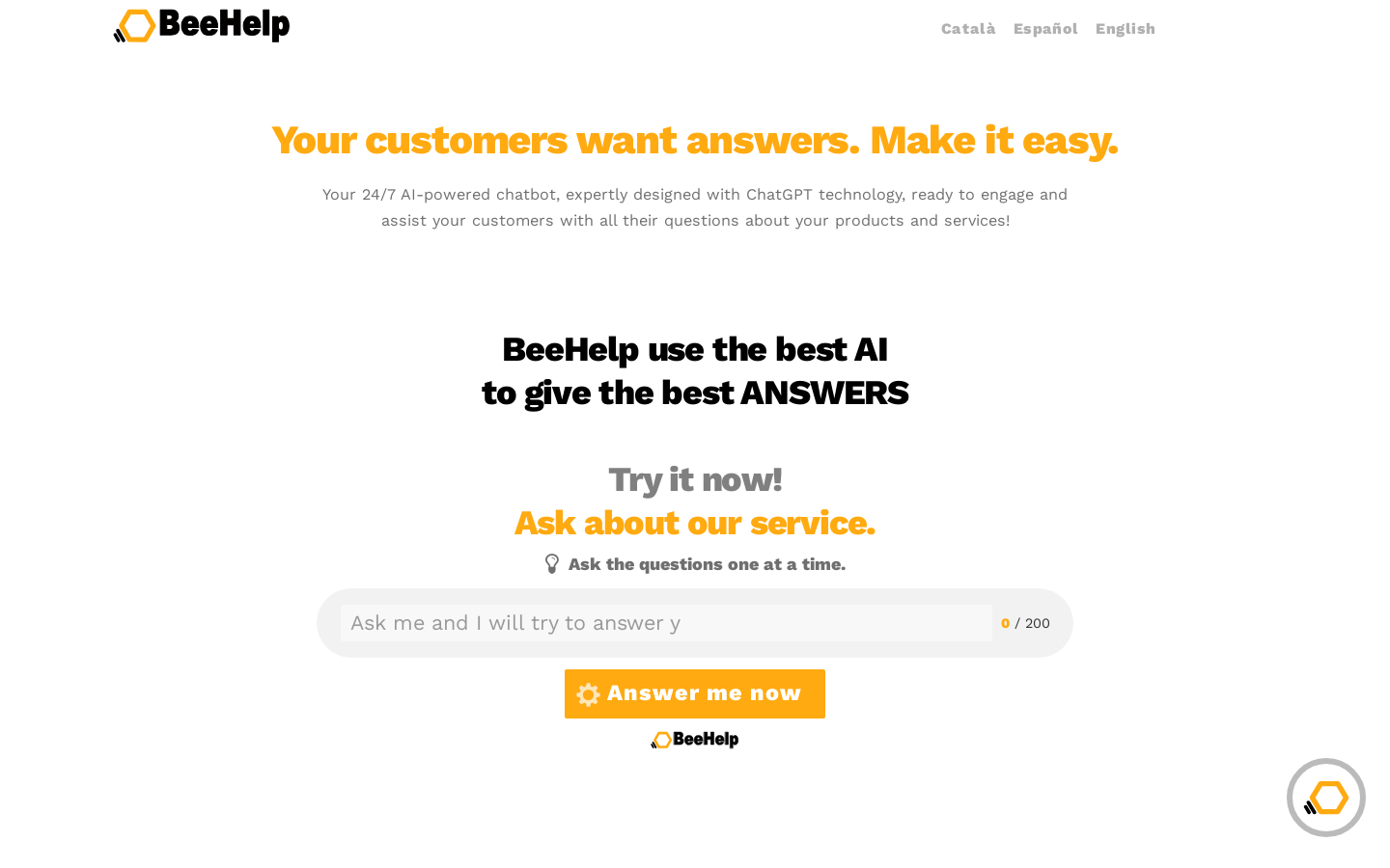 BeeHelp Assistant product screenshot