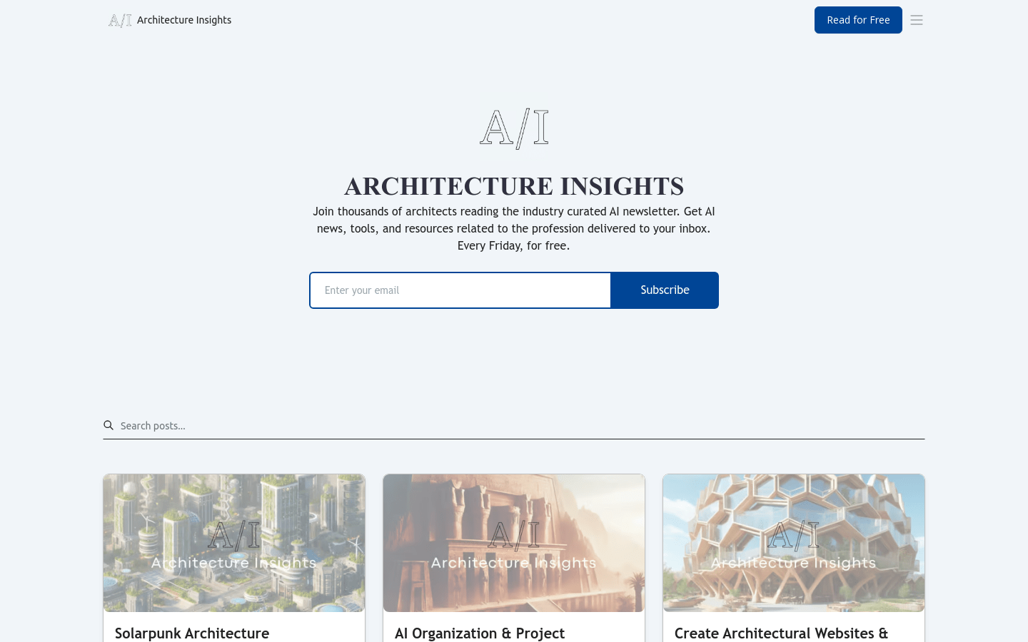 Architecture Insights product screenshot