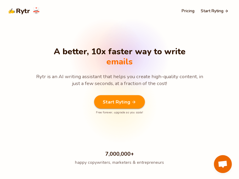 Rytr product screenshot