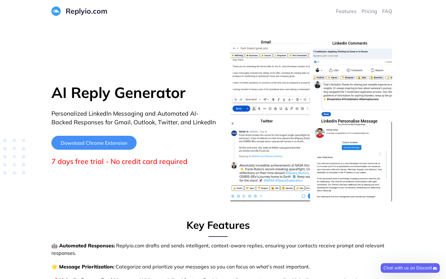 Replyio.com product screenshot
