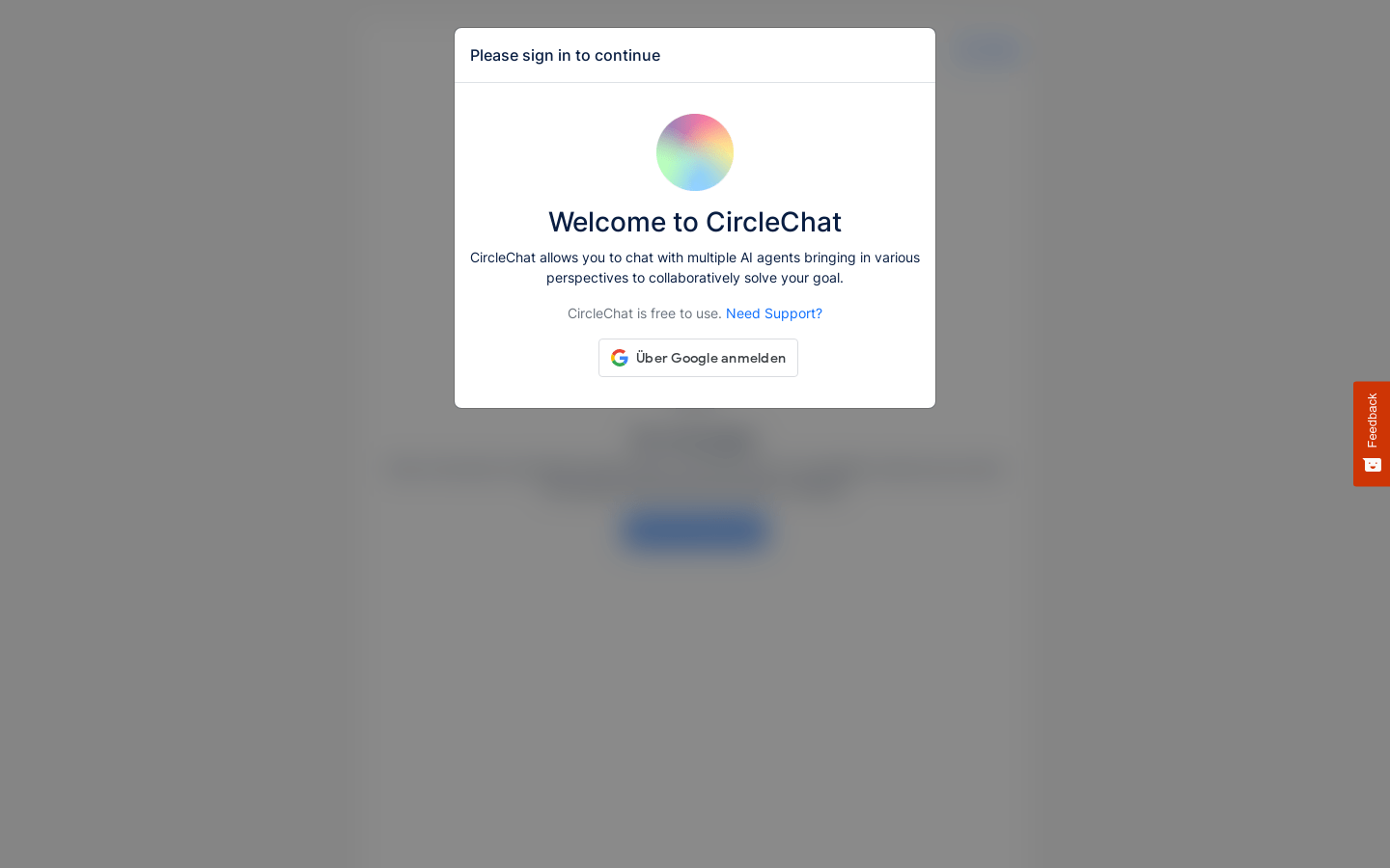CircleChat product screenshot