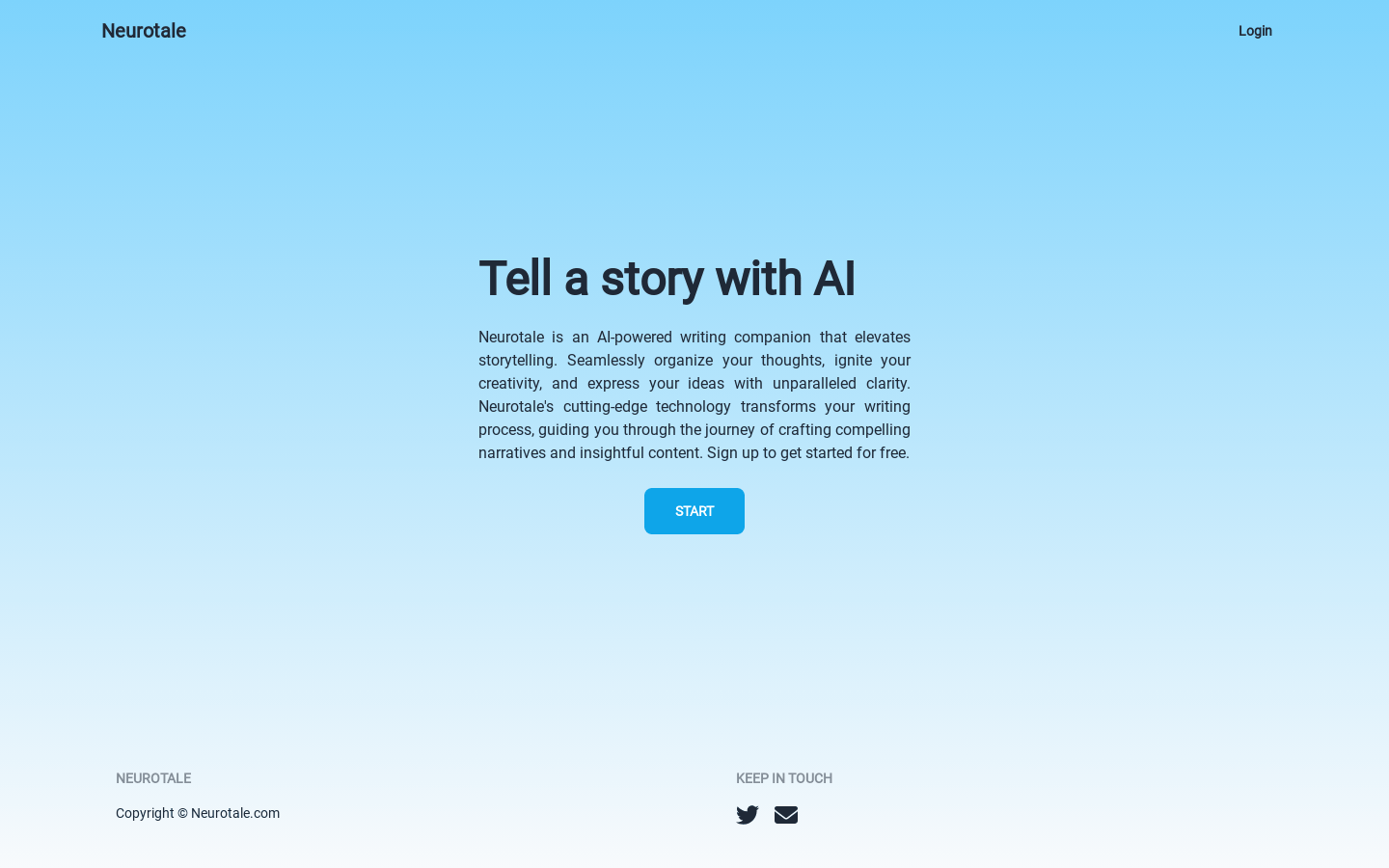 Neurotale product screenshot