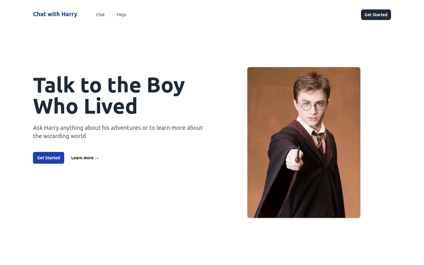 Chat with Fiction product screenshot