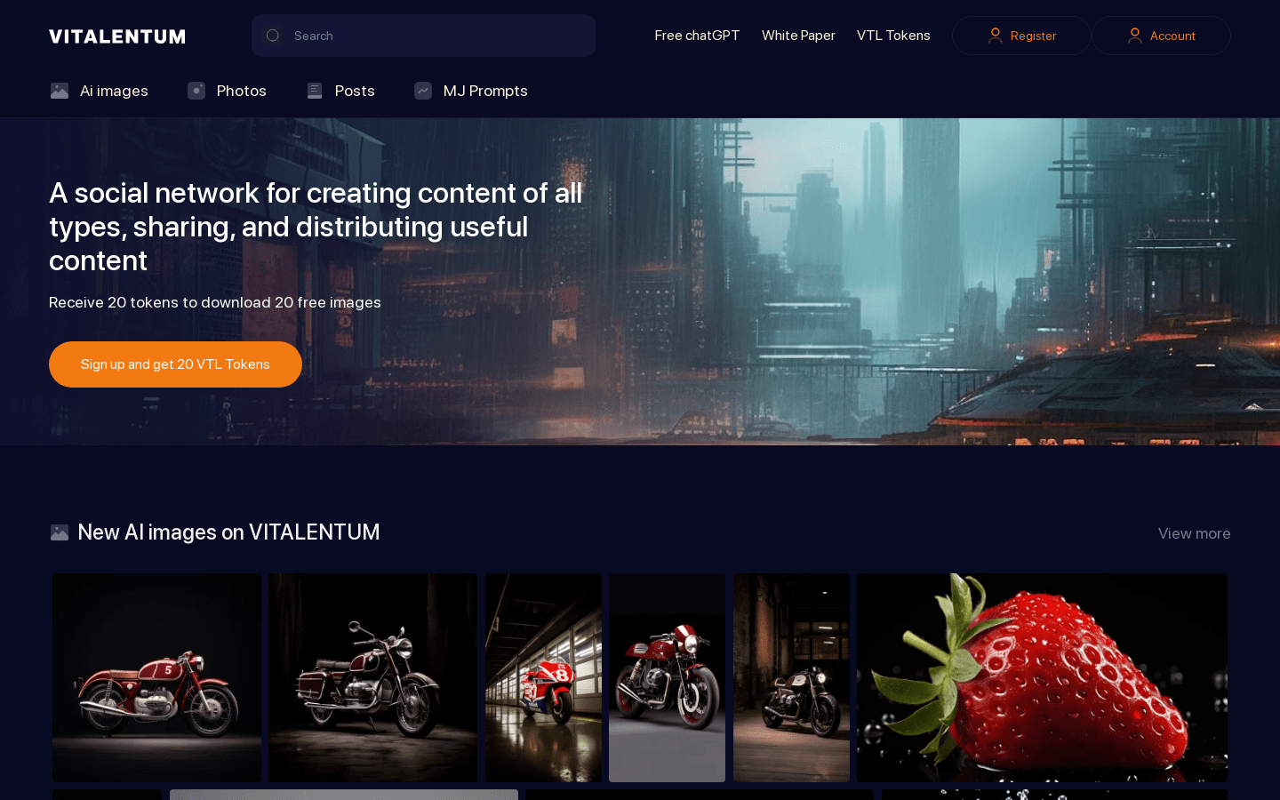 VITALENTUM product screenshot