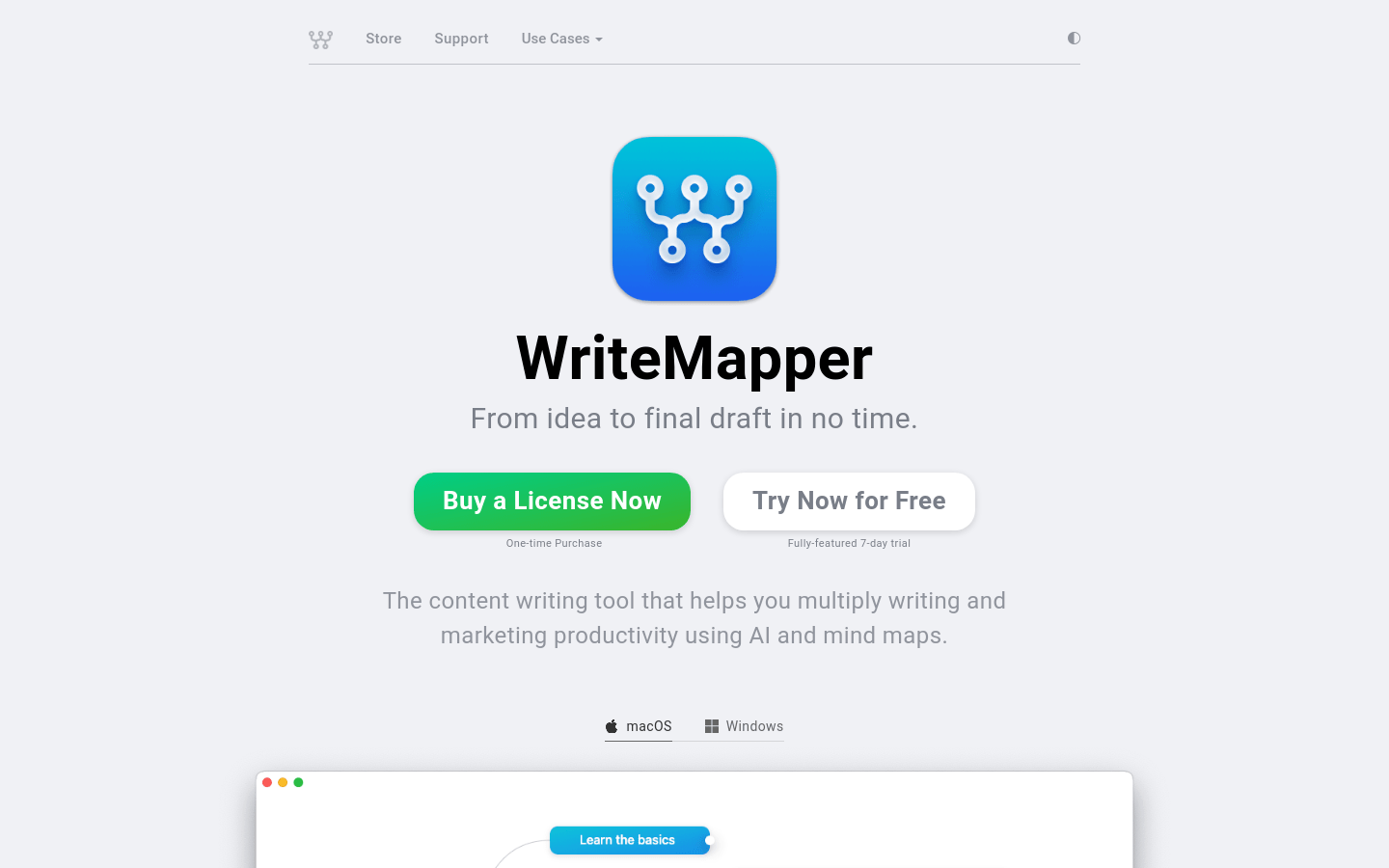 WriteMapper 4 product screenshot
