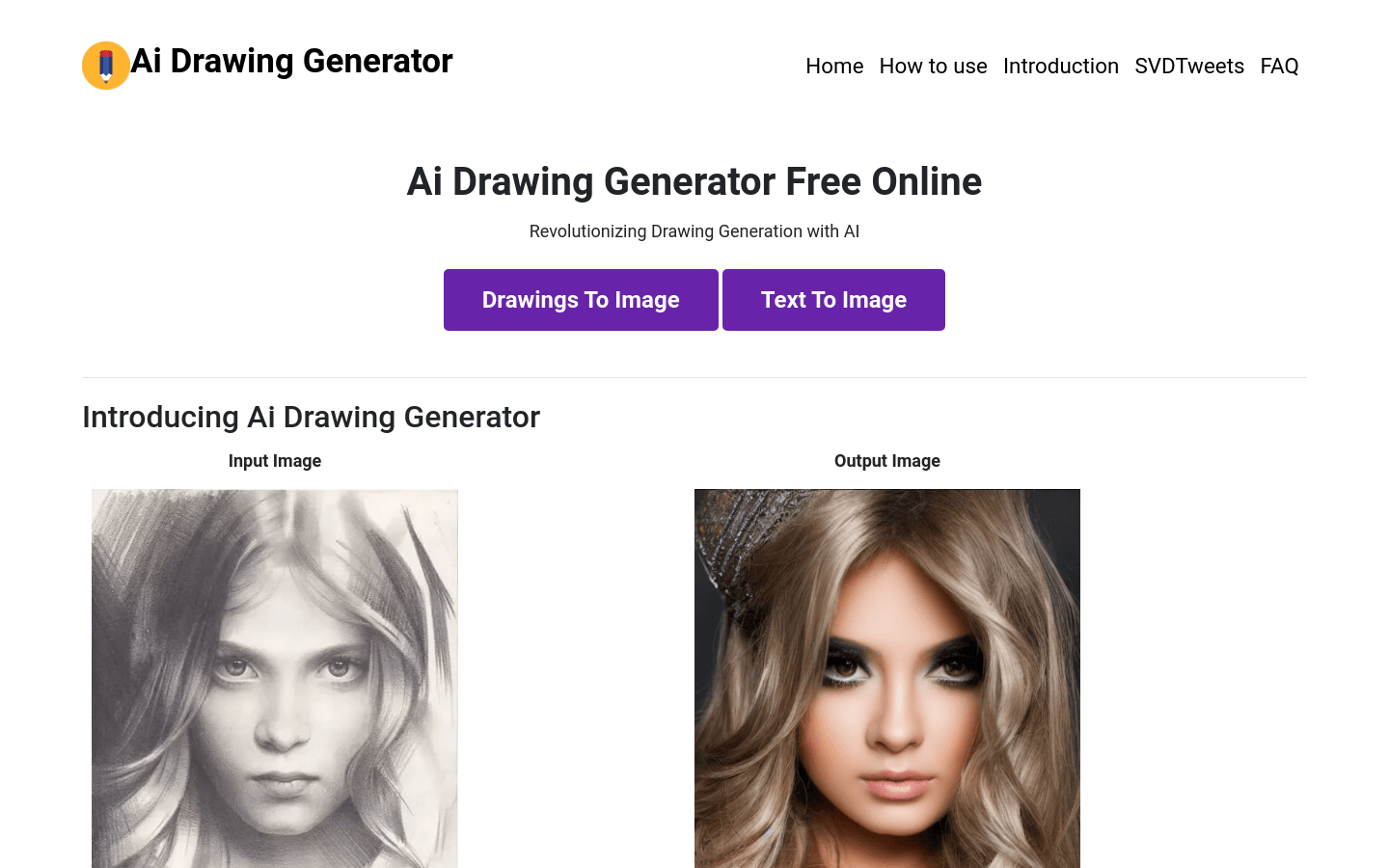 Ai Drawing Generator product screenshot