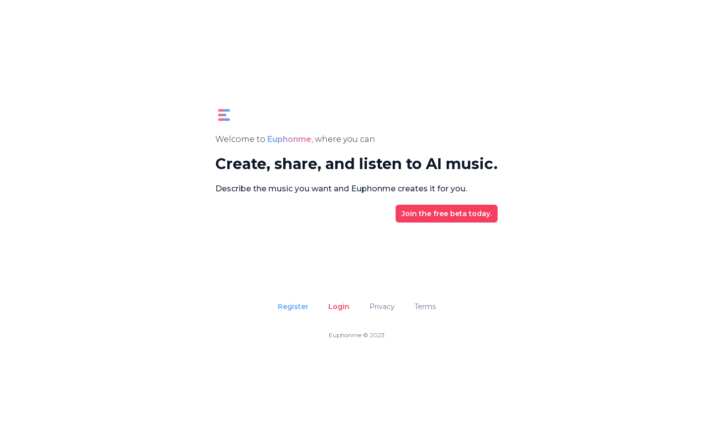 Euphonme product screenshot