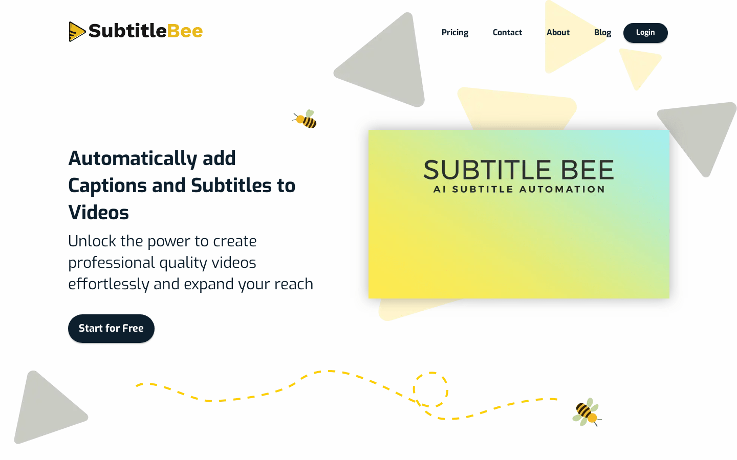 subtitlebee.com product screenshot