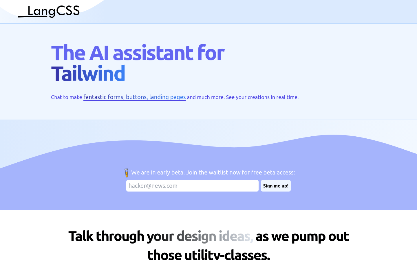 Langcss product screenshot