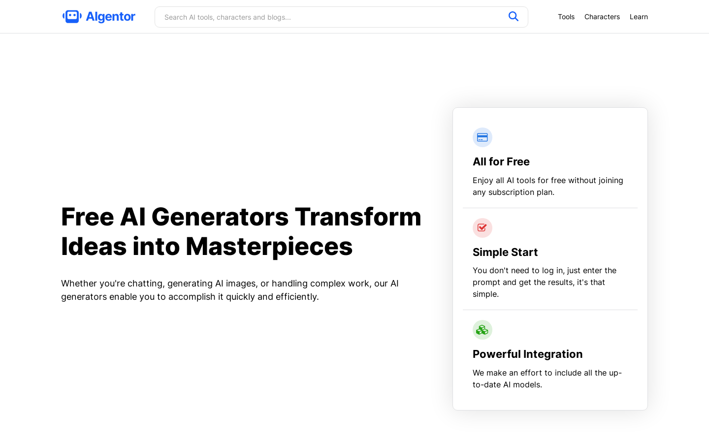 AIgentor product screenshot
