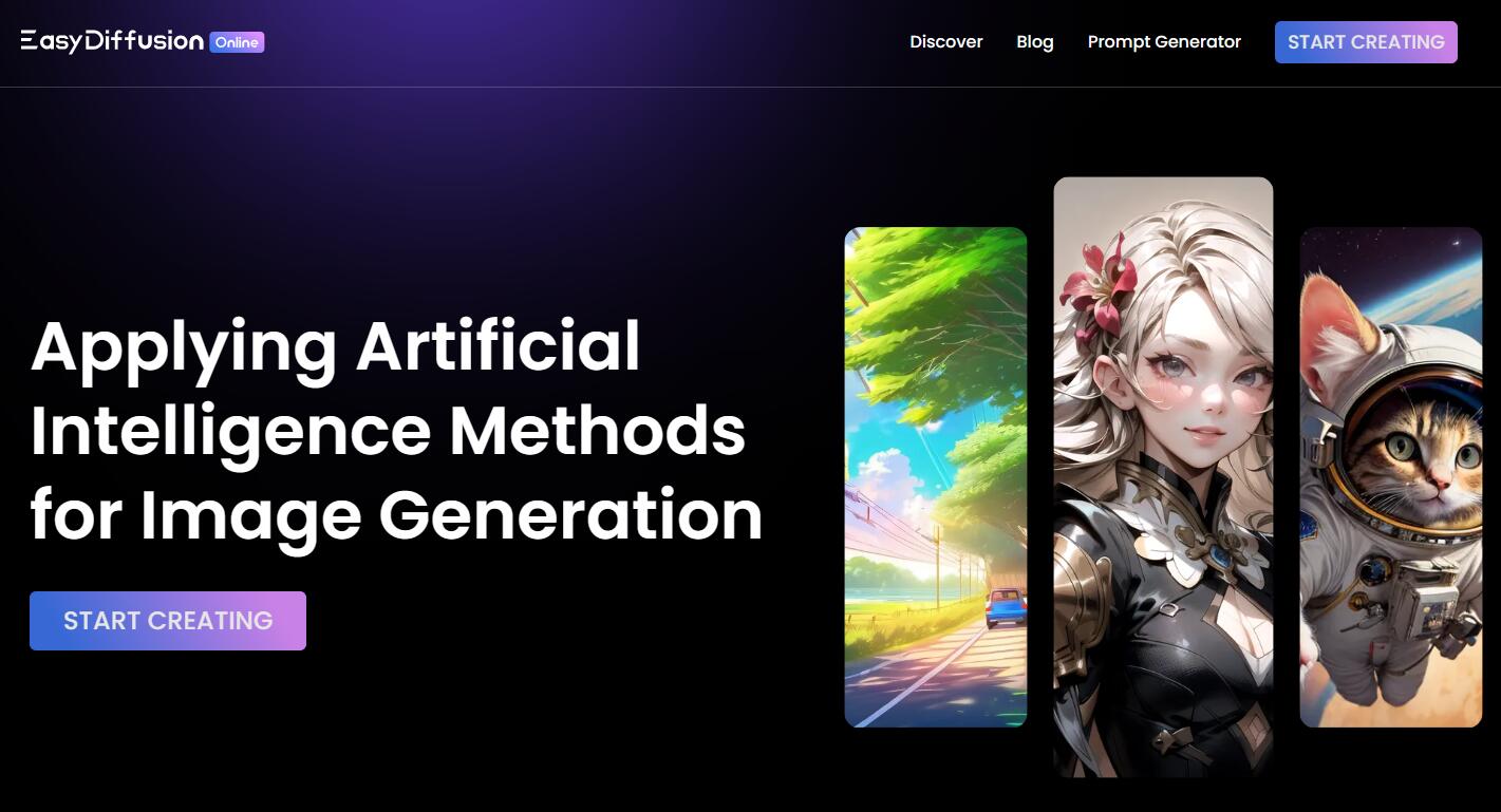 EasyDiffusion Online product screenshot