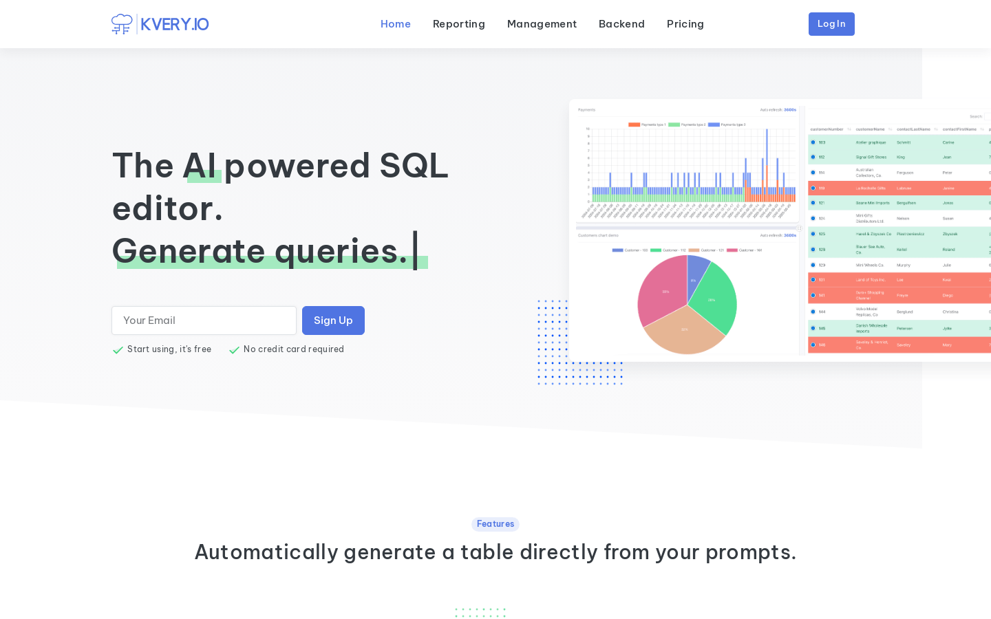 Kvery.io product screenshot