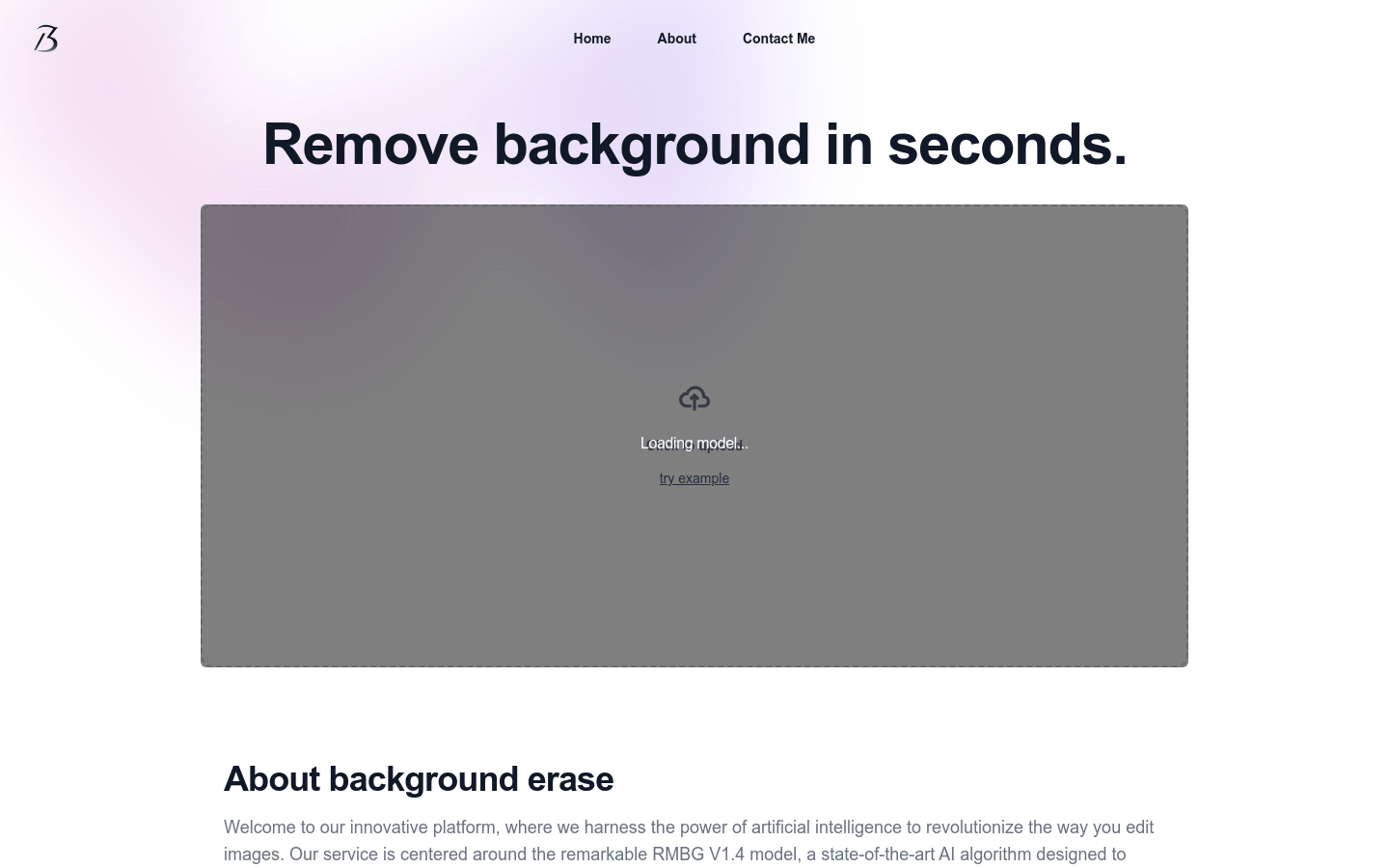 Background Erase product screenshot