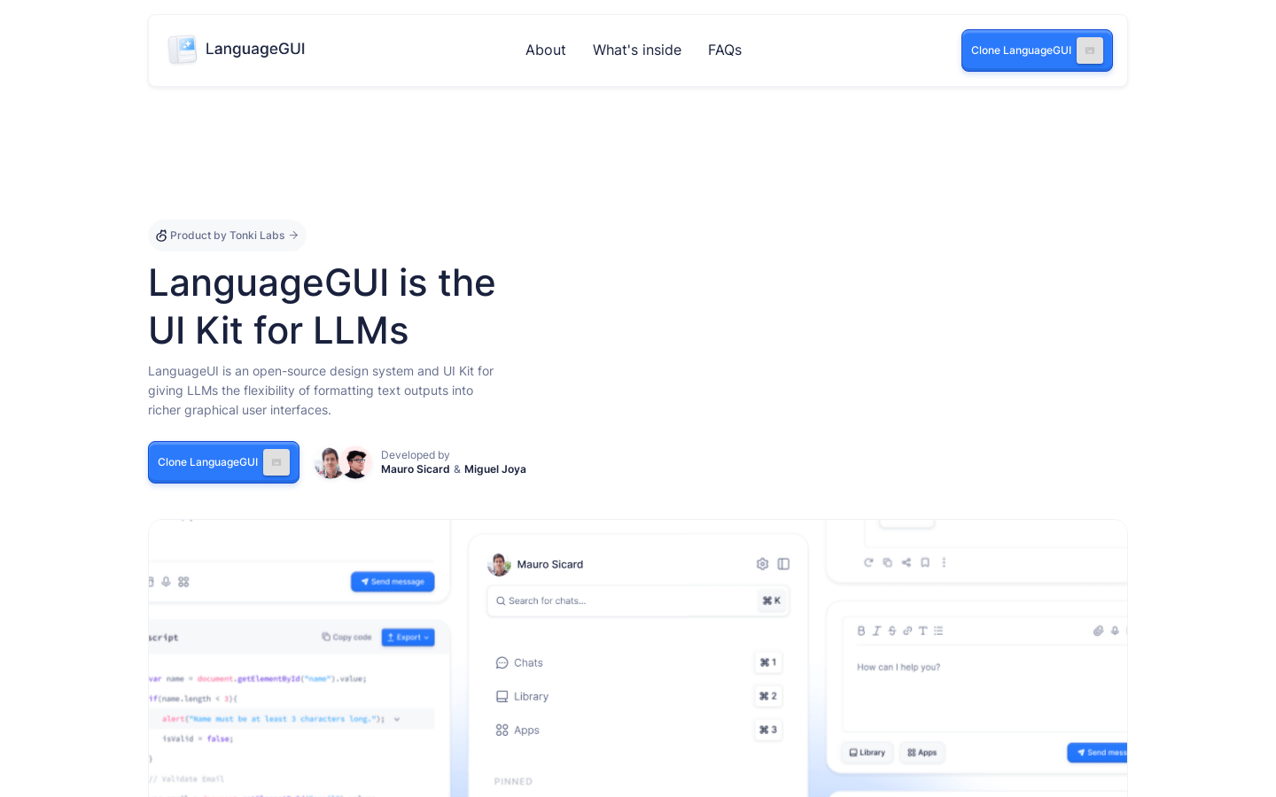 LanguageGUI product screenshot