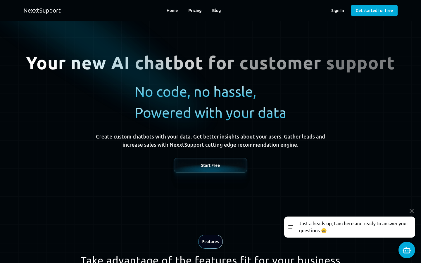 NexxtSupport product screenshot