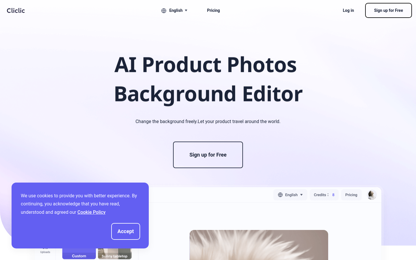 Cliclic AI product screenshot