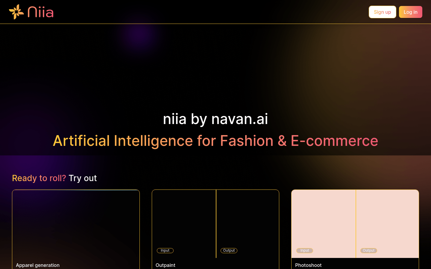 niia.ai product screenshot