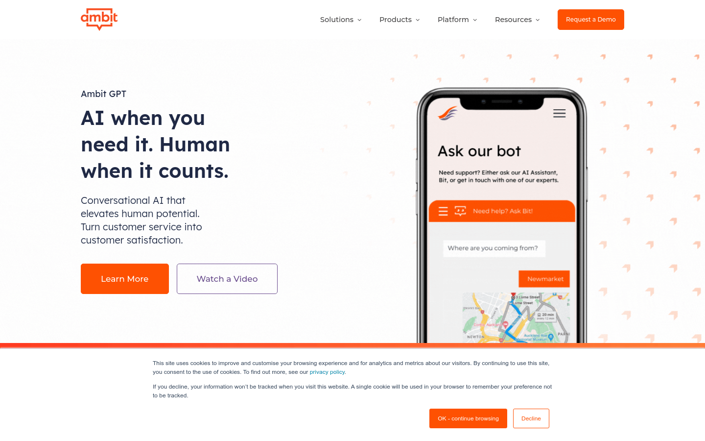 ambit.ai product screenshot