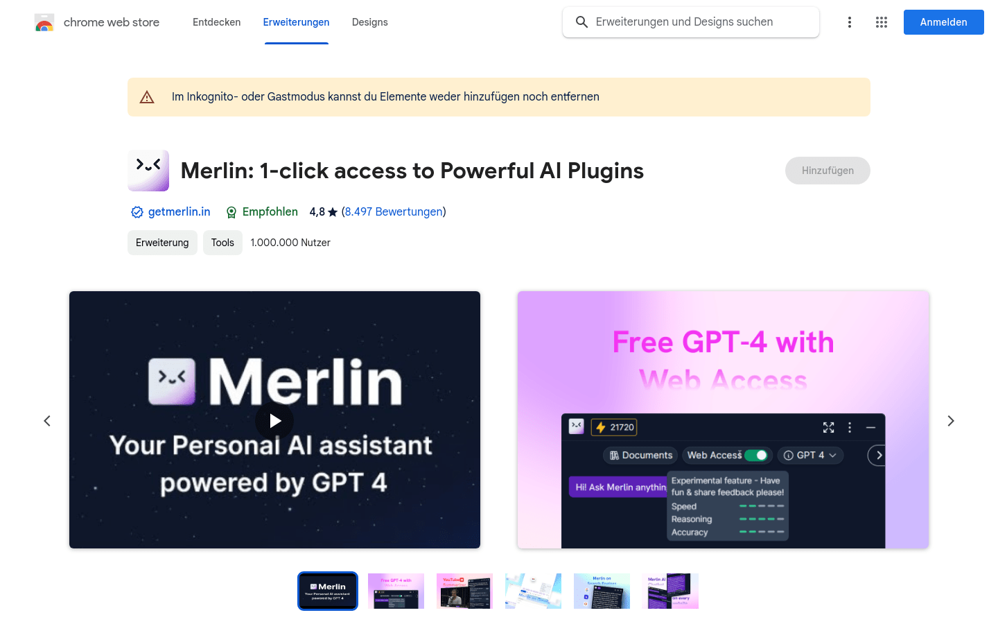 Merlin AI Plugins product screenshot
