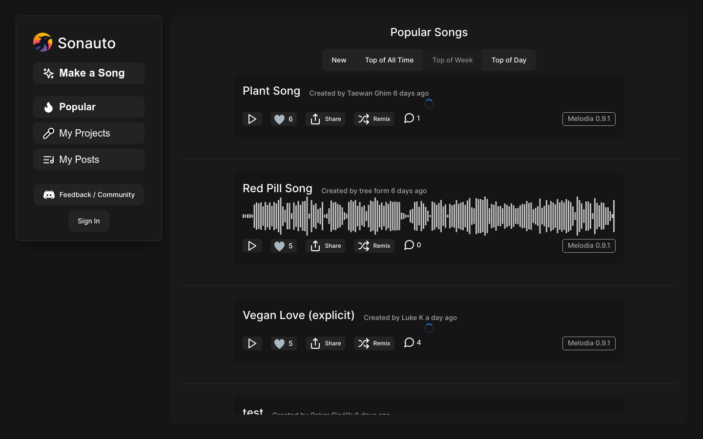 Sonauto product screenshot