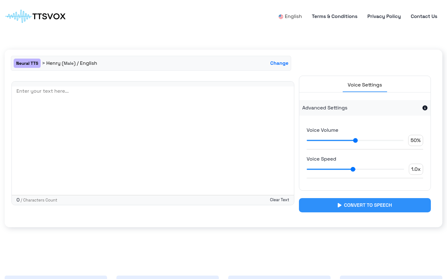TTSVox product screenshot
