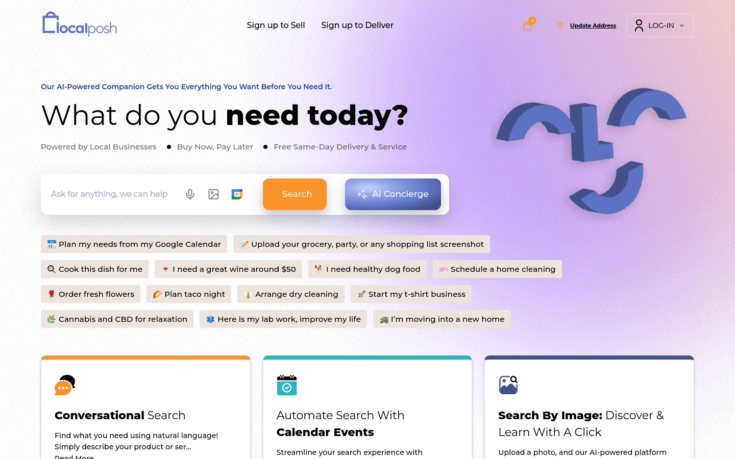 Localposh product screenshot
