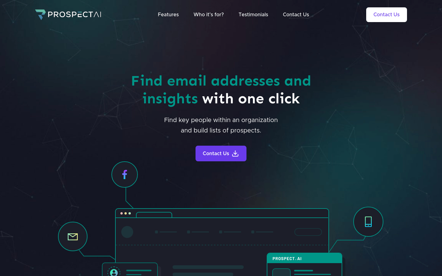 Prospect AI product screenshot