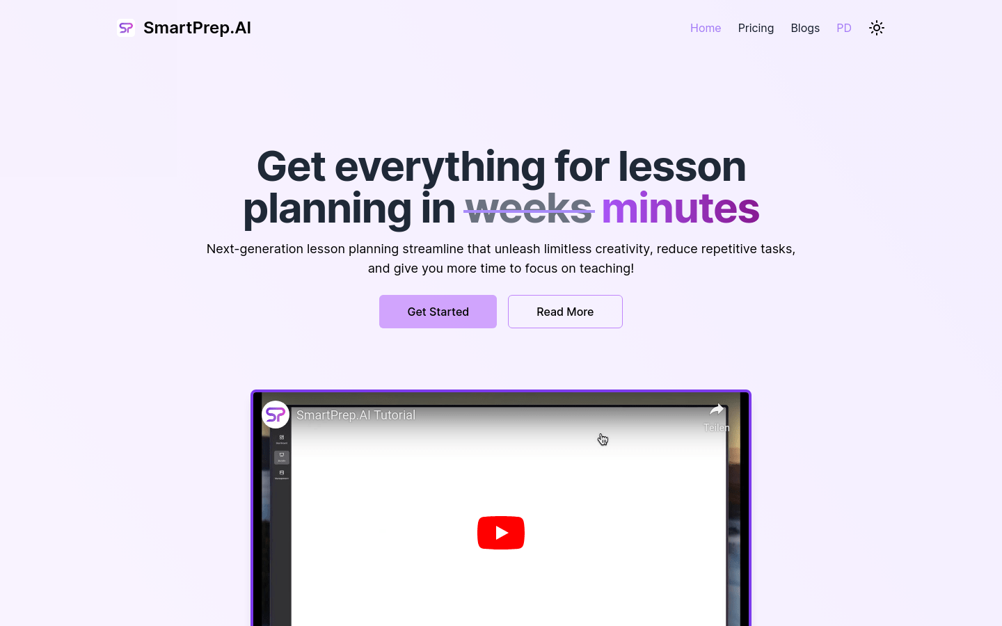 SmartPrep.ai product screenshot