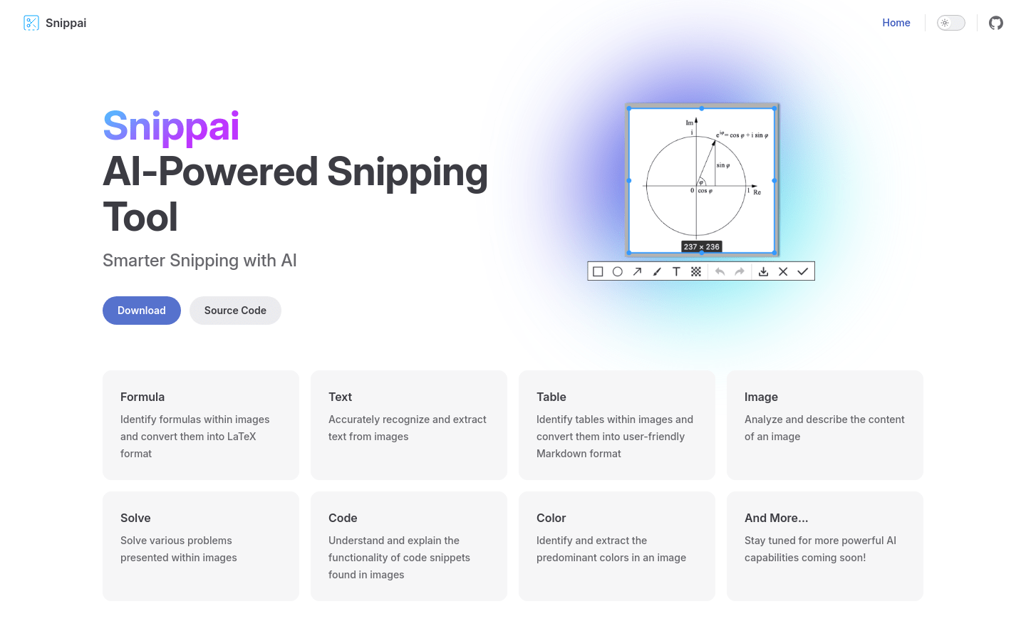 SnippAI product screenshot