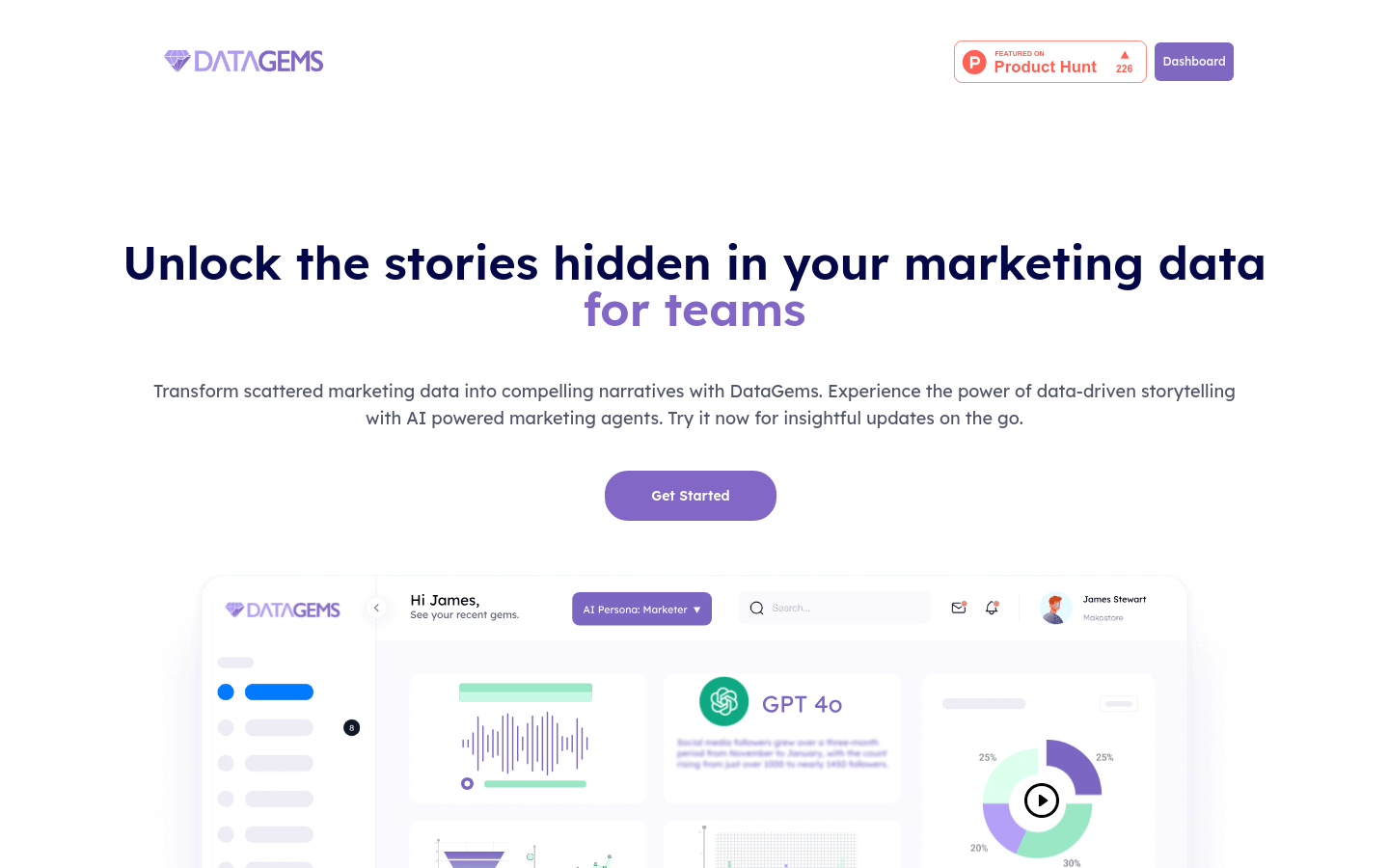 DataGems product screenshot