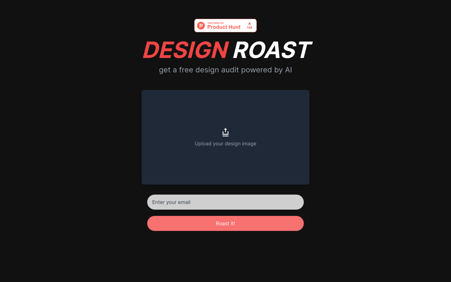 DESIGN ROAST product screenshot