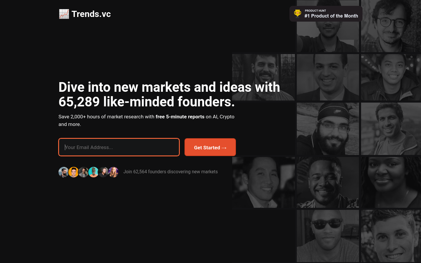 Trends.vc product screenshot