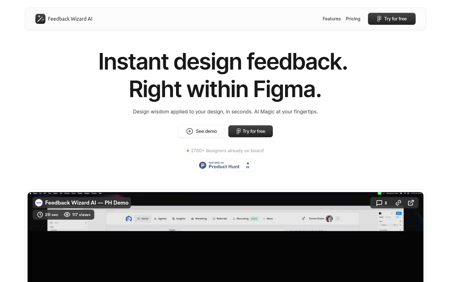 Feedback Wizard product screenshot