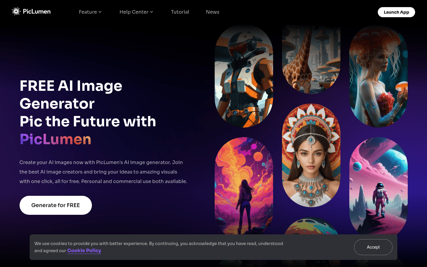 PicLumen product screenshot
