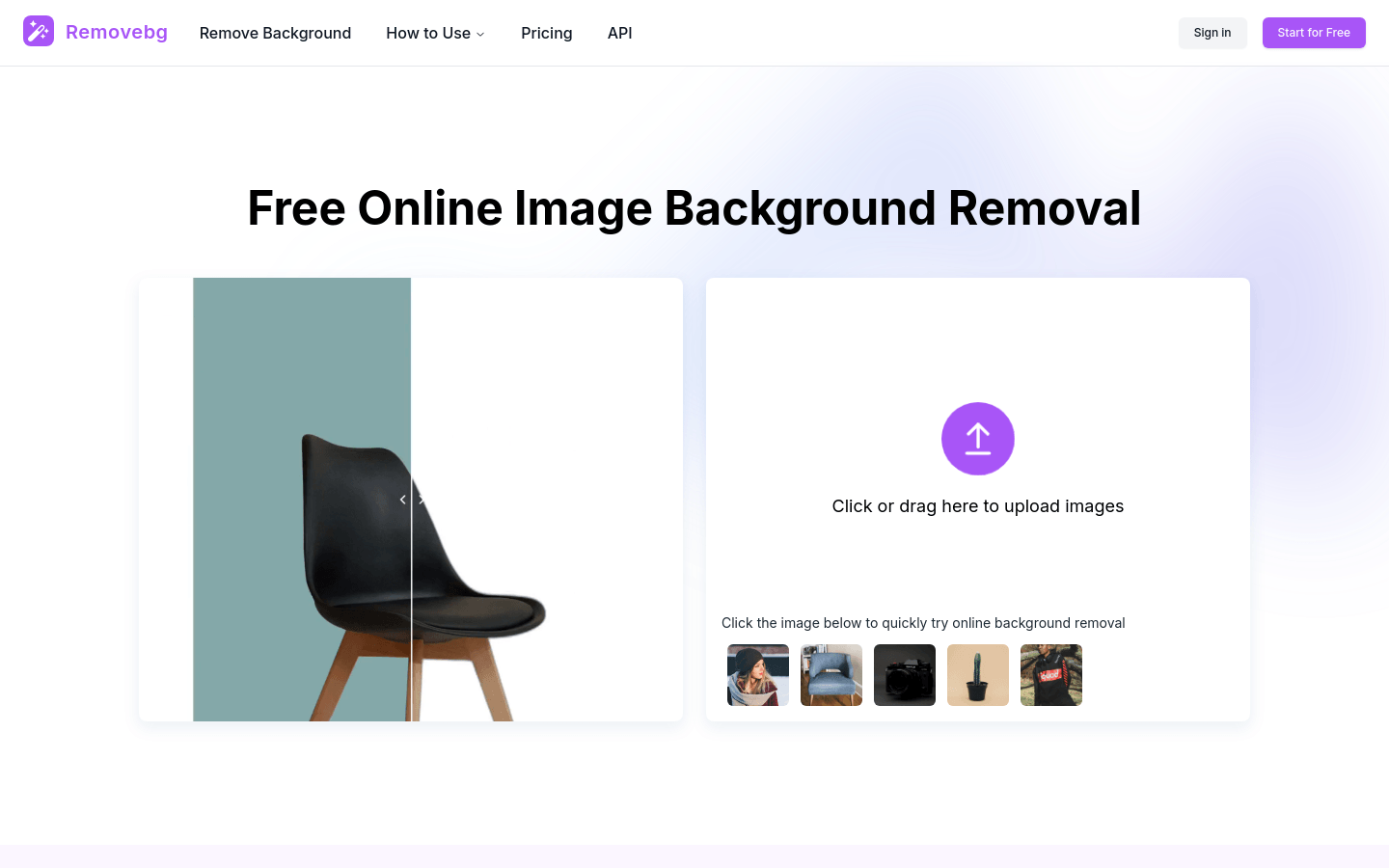 Removebg.one product screenshot
