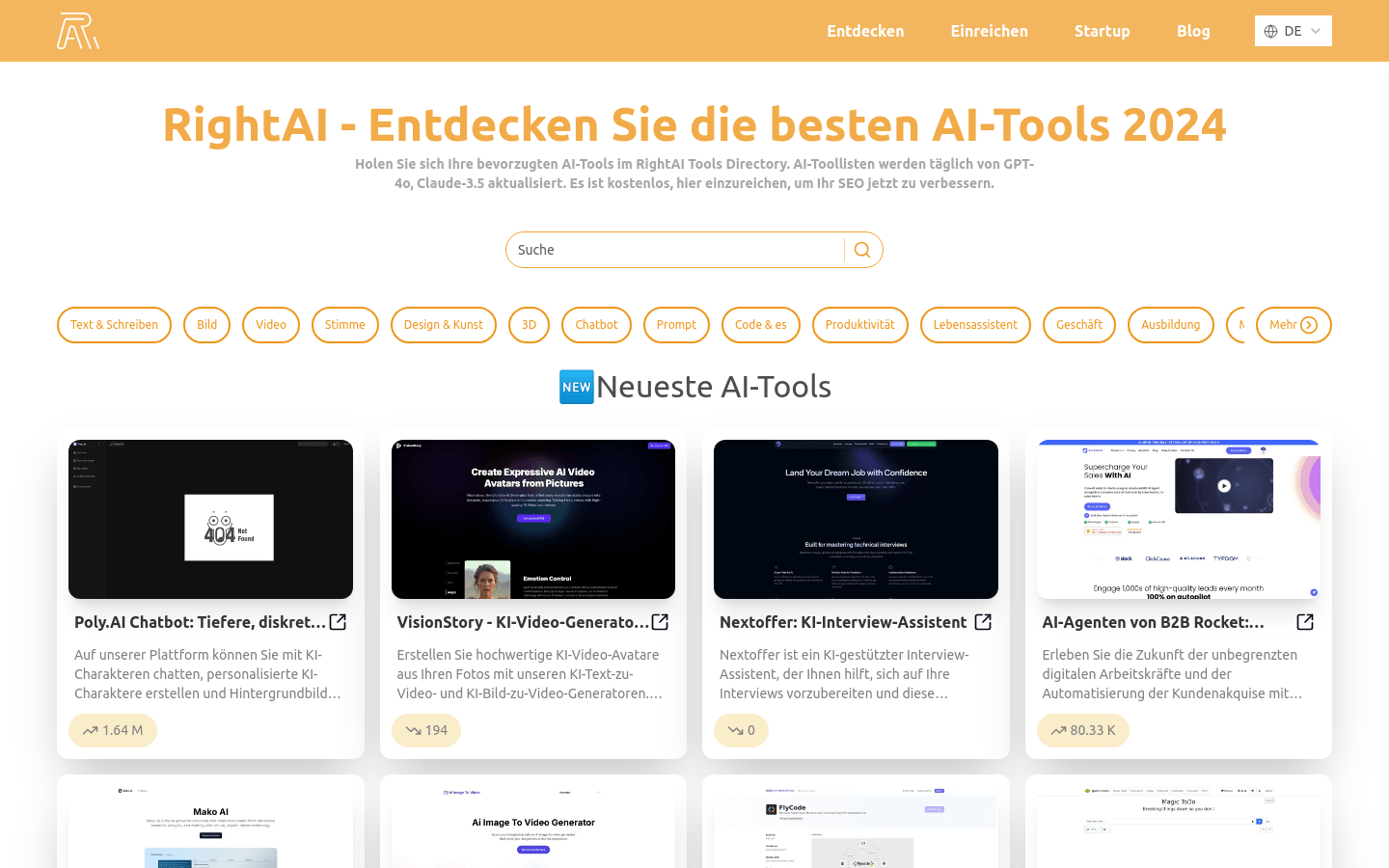 RightAI product screenshot